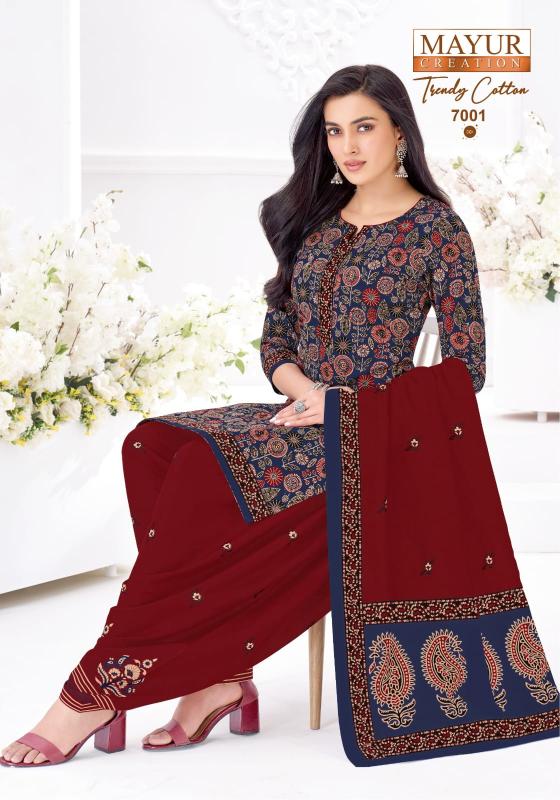 Mayur trendy cotton vol-7 buy wholesale dress materials online india